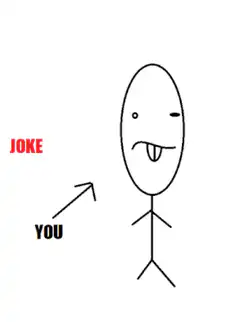 Stick figure joke you