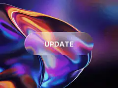 Colorful liquid update button