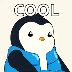 Cool penguin puts on sunglasses