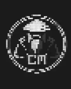 pixel art CM logo
