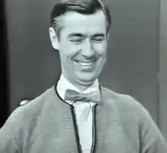 Fred Rogers flips the bird