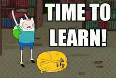 Finn puts book on Jake time to learn