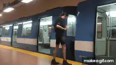 Man pushed into subway train