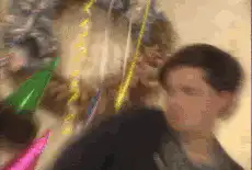 Man dancing at a party