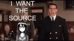 I want the source you can't