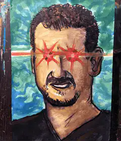 painting head cutout