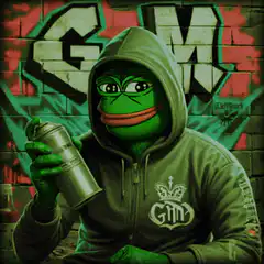 Pepe the Frog holding spray can