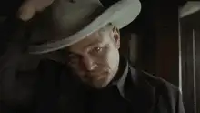 Django Unchained Django removes hat
