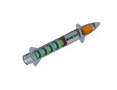 3D missile cutaway animation