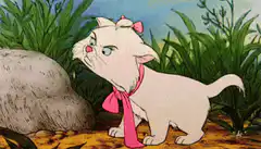 Marie from The Aristocats sniffing
