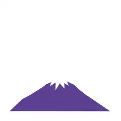 Duck rising behind mountain