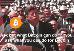 Ask not what Bitcoin can do for you