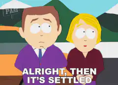 South Park couple alright then settled