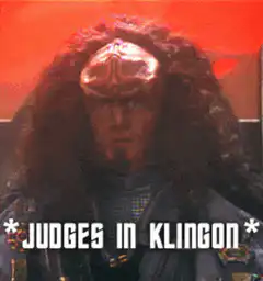 Klingon Judge Stare