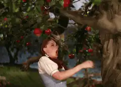 Dorothy Gale eating an apple