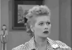 Lucy Ricardo shocked face