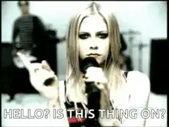 Avril Lavigne Hello Is This Thing On