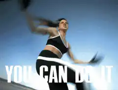 Woman doing martial arts moves You Can Do It