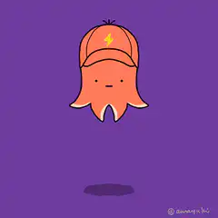 Orange octopus transforms into girl