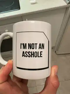 I'm Not An Asshole I'm Inspired Mug