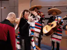 Picard reacts to mariachi band