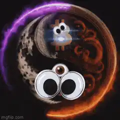 Yin Yang laser eyes