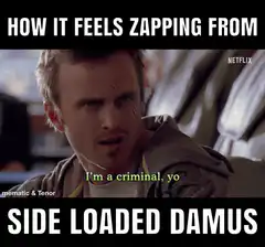 Jesse Pinkman side loaded damus