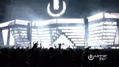 Tomorrowland stage lights up