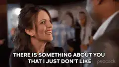 Liz Lemon There Is Something About You That I Just Don't Like