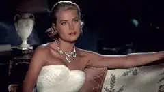 Grace Kelly posing elegantly