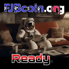 Astronaut reading newspaper on couch