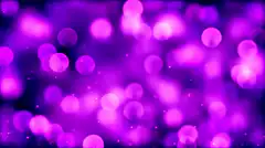 Purple bokeh lights animation