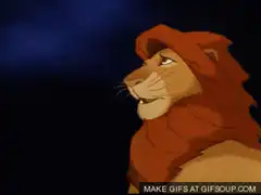 Mufasa ghost appears to Simba