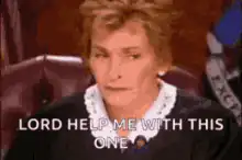 Judge Judy facepalm