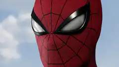 Spider-Man mask close-up