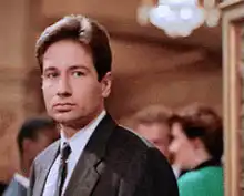 David Duchovny smirking