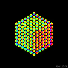 Colorful spheres rotating in 3D