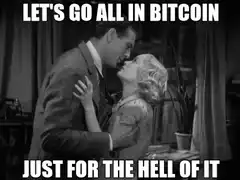 Let's Go All In Bitcoin Just For The Hell Of It
