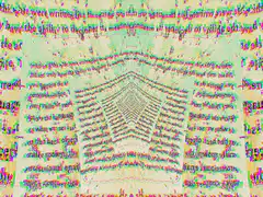 glitchy psychedelic tunnel