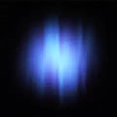Blue aurora borealis animation