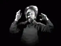 Man doing the hand dance