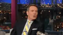 Bryan Cranston talking and coughing