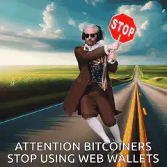 George Washington stops Bitcoiners