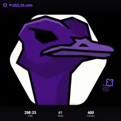 Purple bird puzzle game