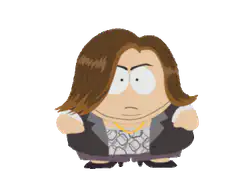 South Park character flexing muscles