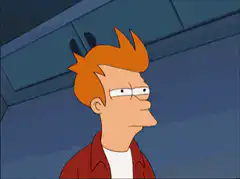 Fry squinting in profile