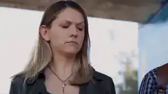 Woman drooling from mouth