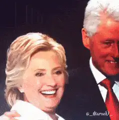 Hillary Clinton shocked face