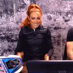 Tessa Blanchard clapping excitedly