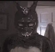 Bunny demon with glowing eyes